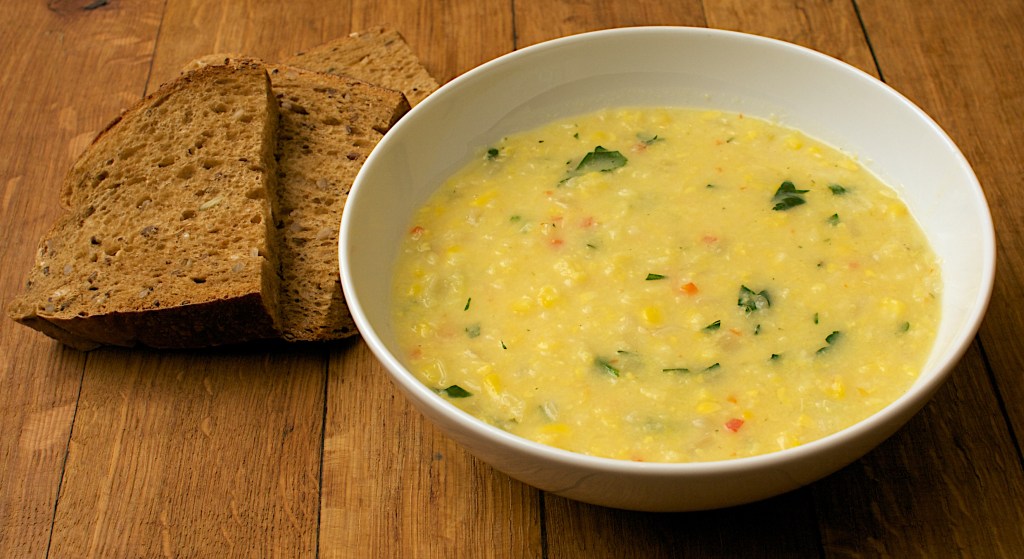 Sweetcorn Chilli Soup