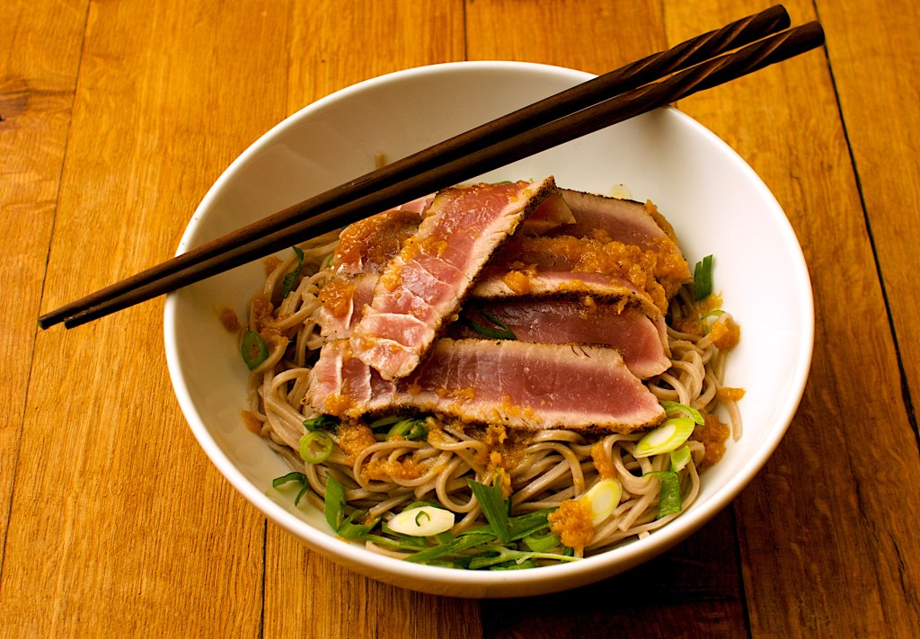 Tuna Tataki noodles