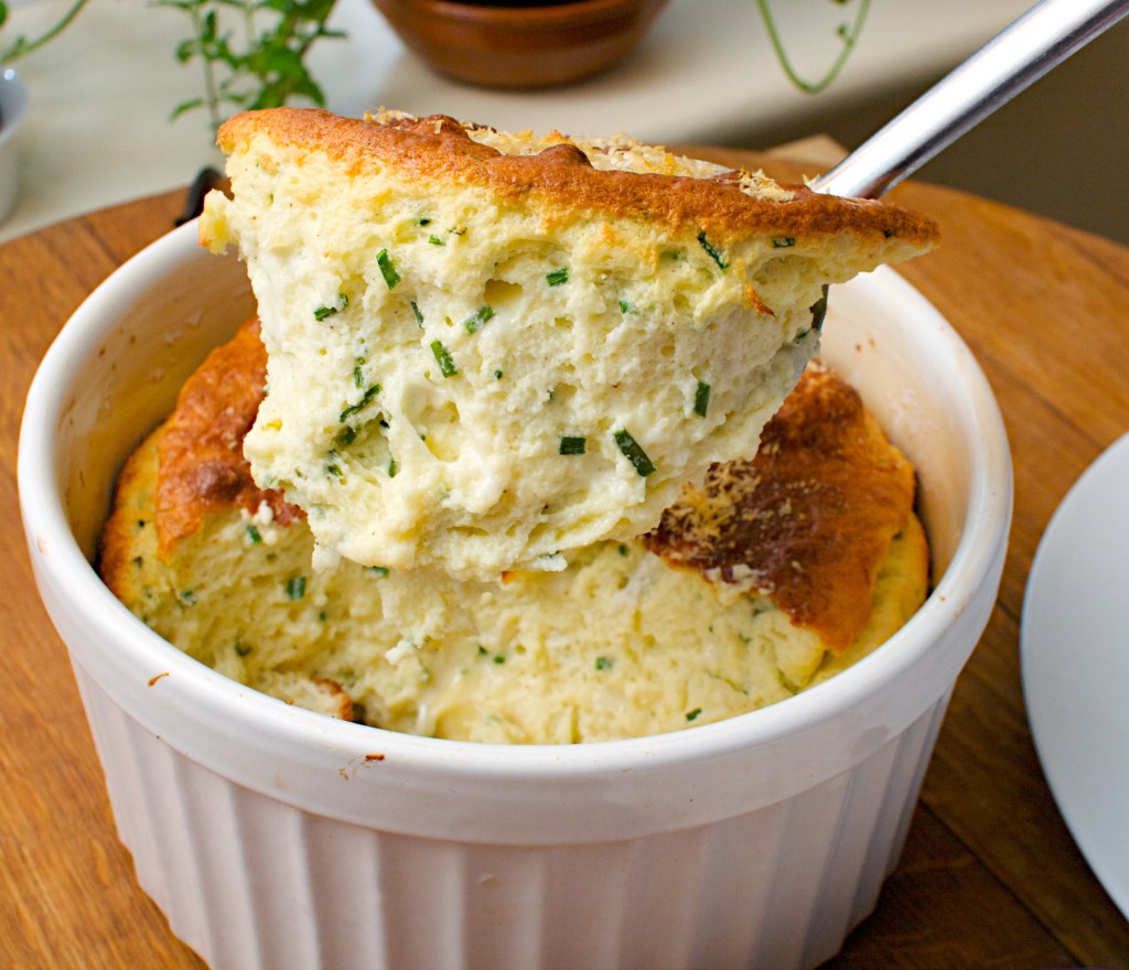 Goats Cheese Souffle