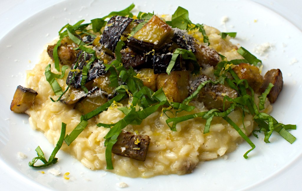 Lemon & Aubergine Risotto