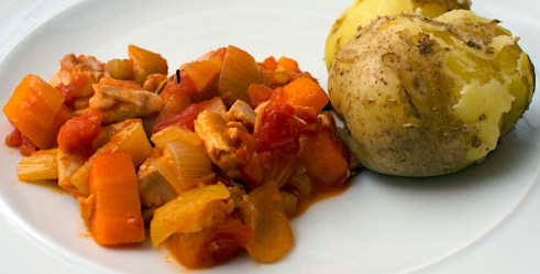 Retro Chicken & White Wine Casserole