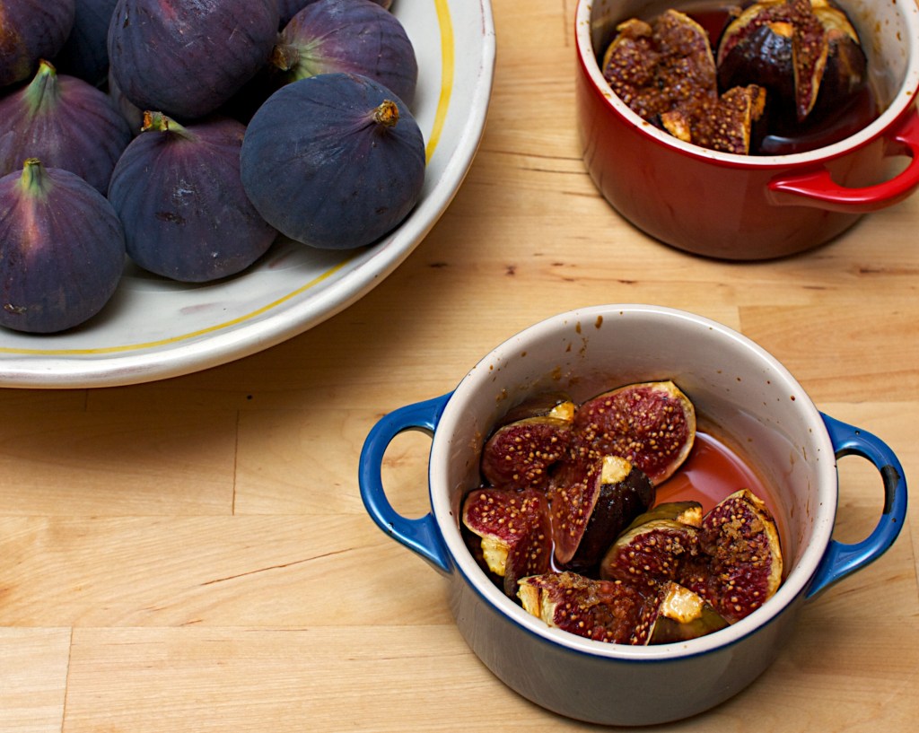 Figs roasted in Marsala