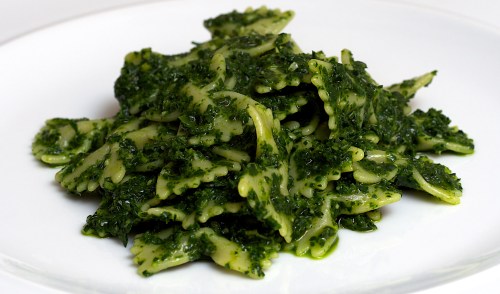 Cavolo Nero Farfalle with Olive Oil