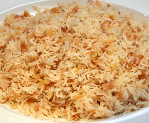 Basmati rice with orzo
