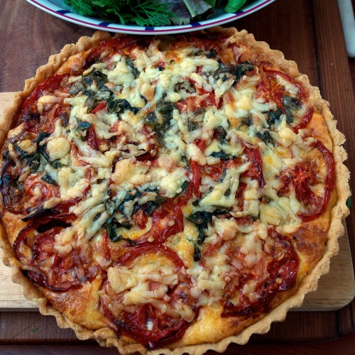 Tomato & cheese tart