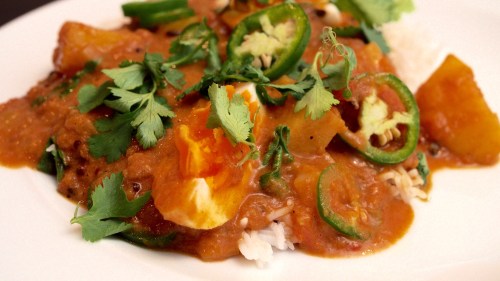 Egg &amp; potato curry 1