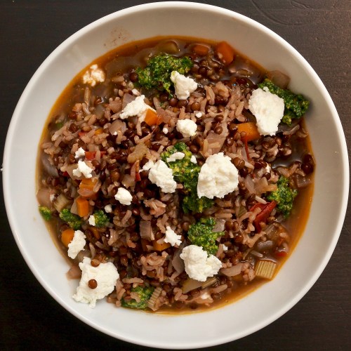 Tajik green lentil &amp; rice soup