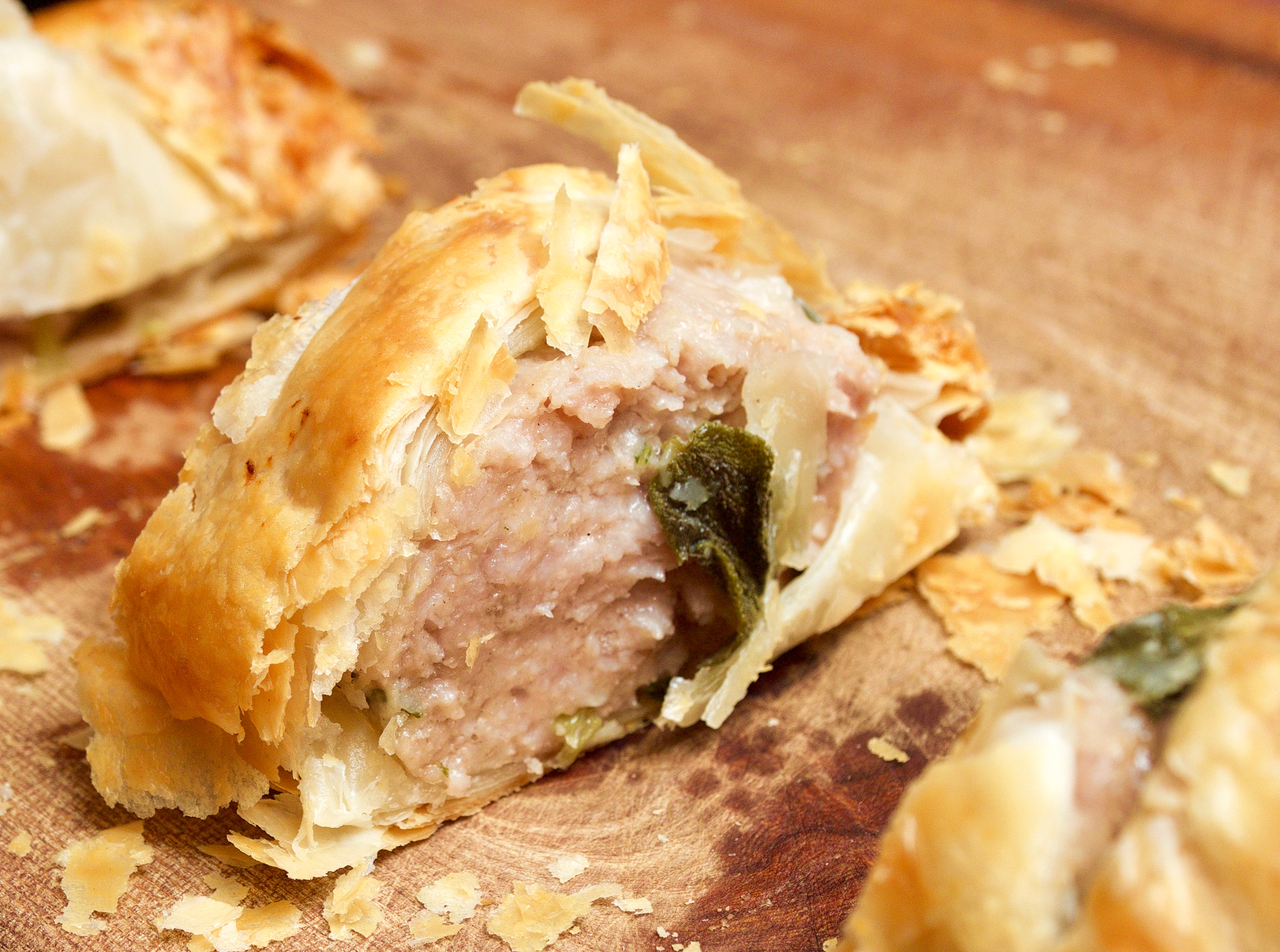 Sausage &amp; sage rolls