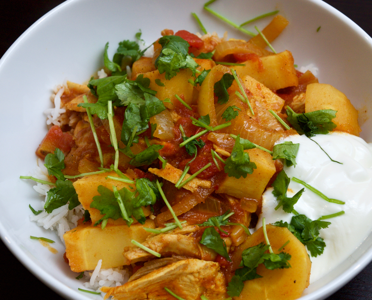 Turkey &amp; parsnip curry