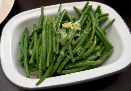 Green beans with lemon