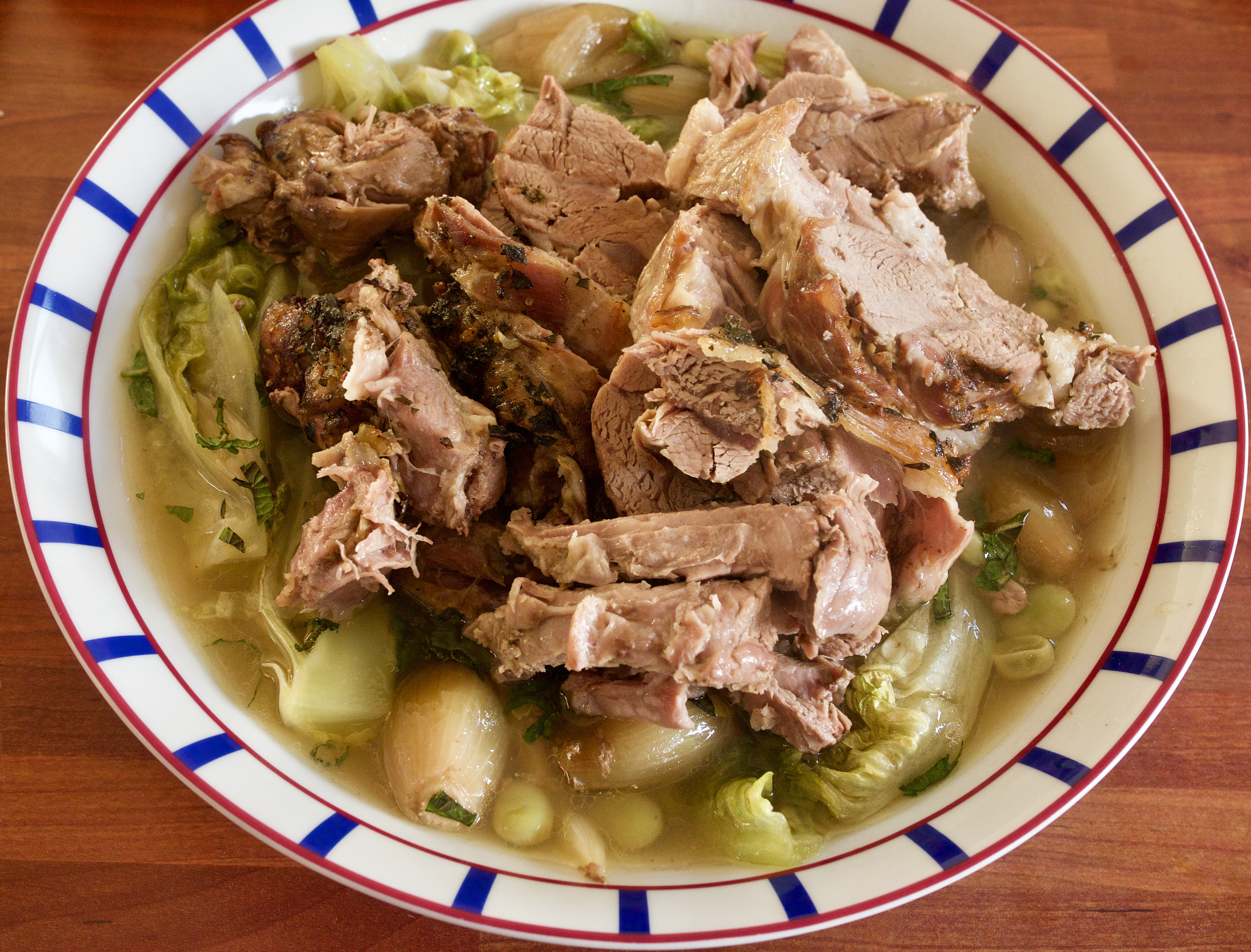 Three hour shoulder of lamb