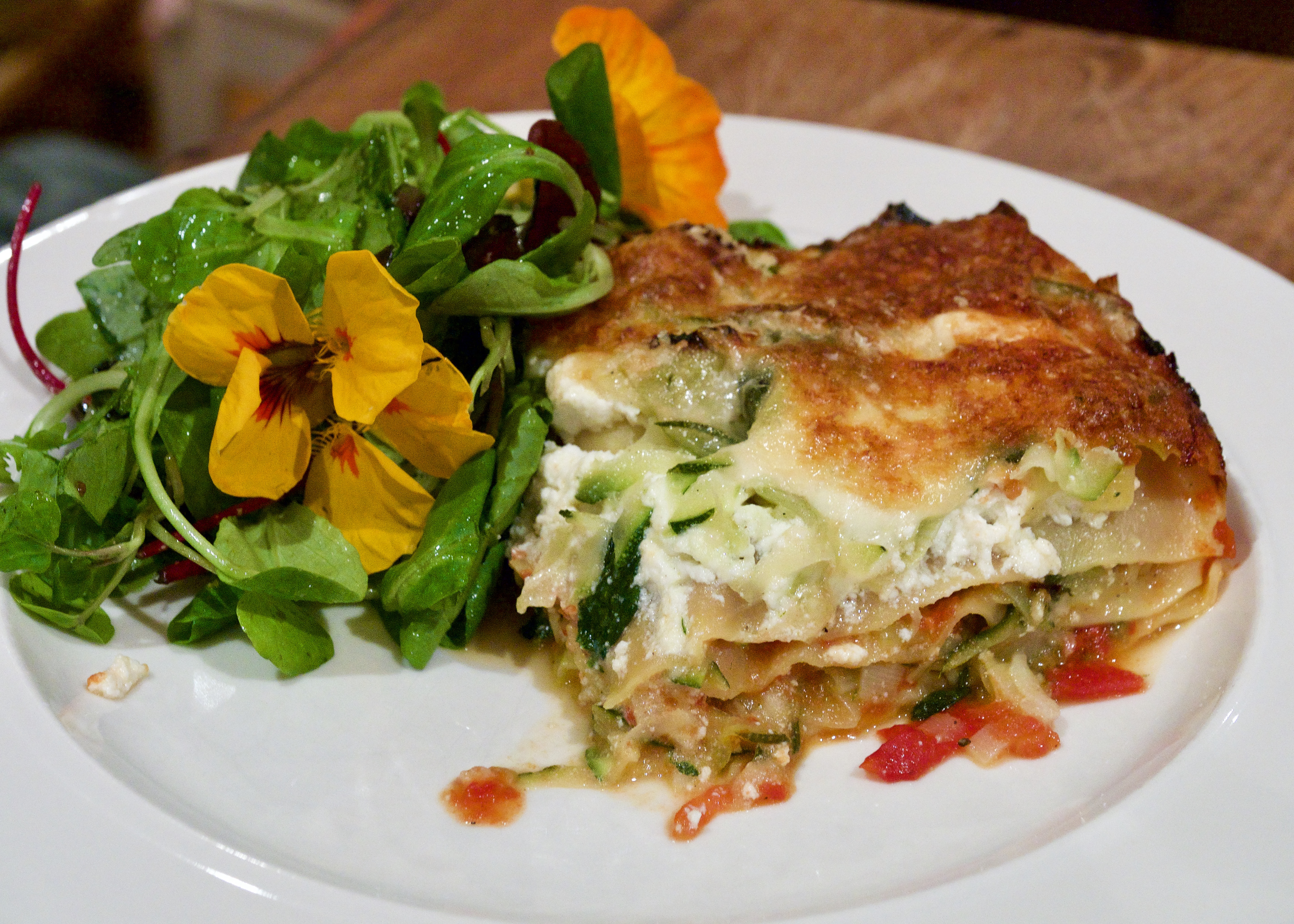 Courgette lasagne