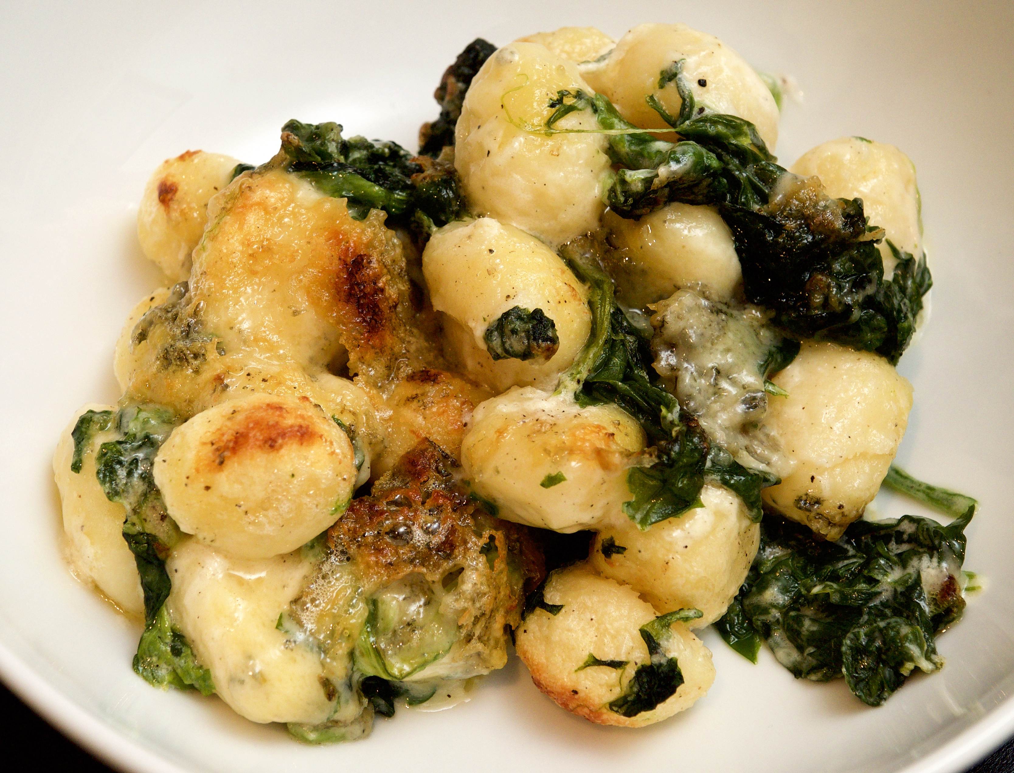 Blue cheese gnocchi