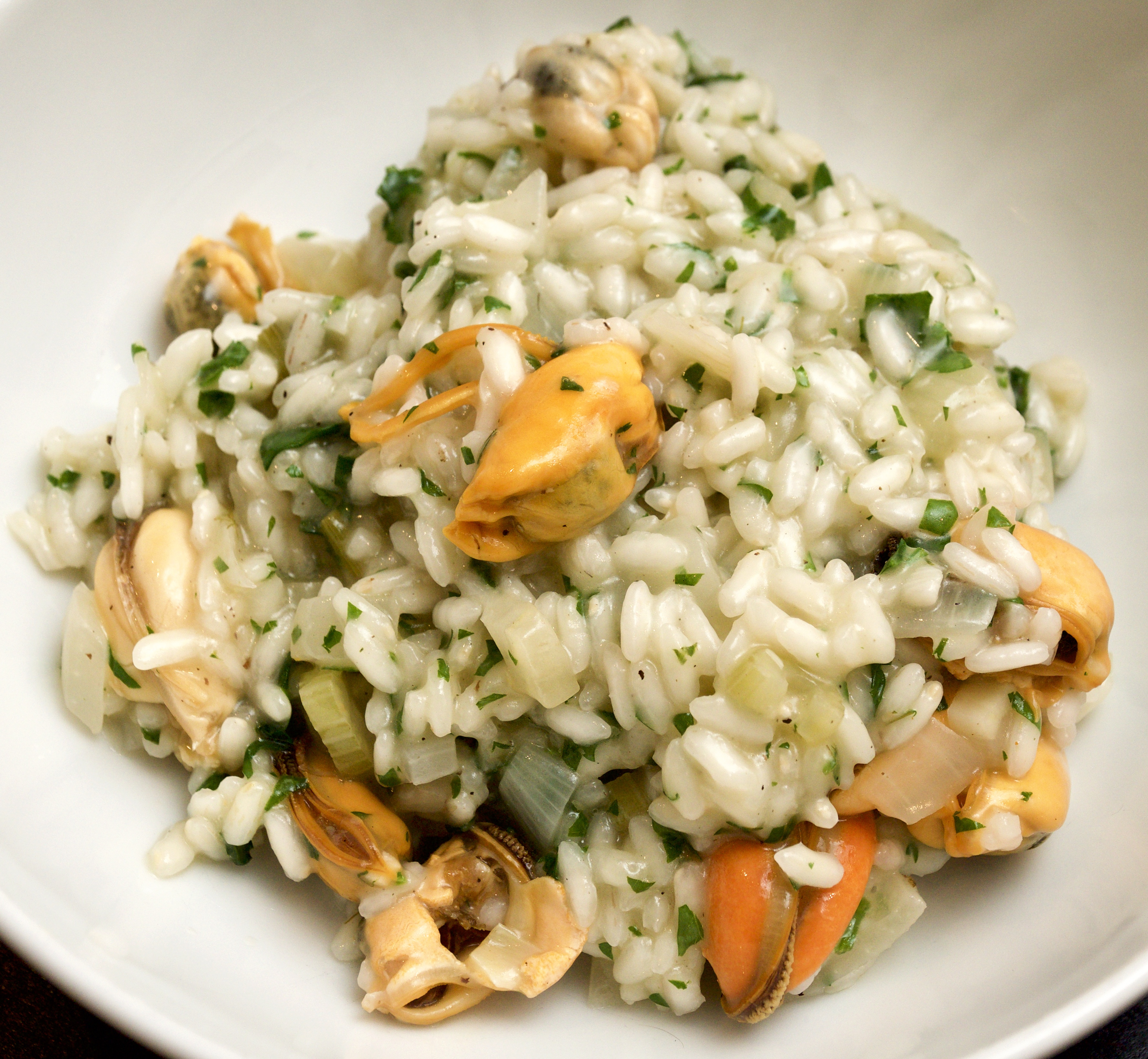 Mussel &amp; fennel risotto
