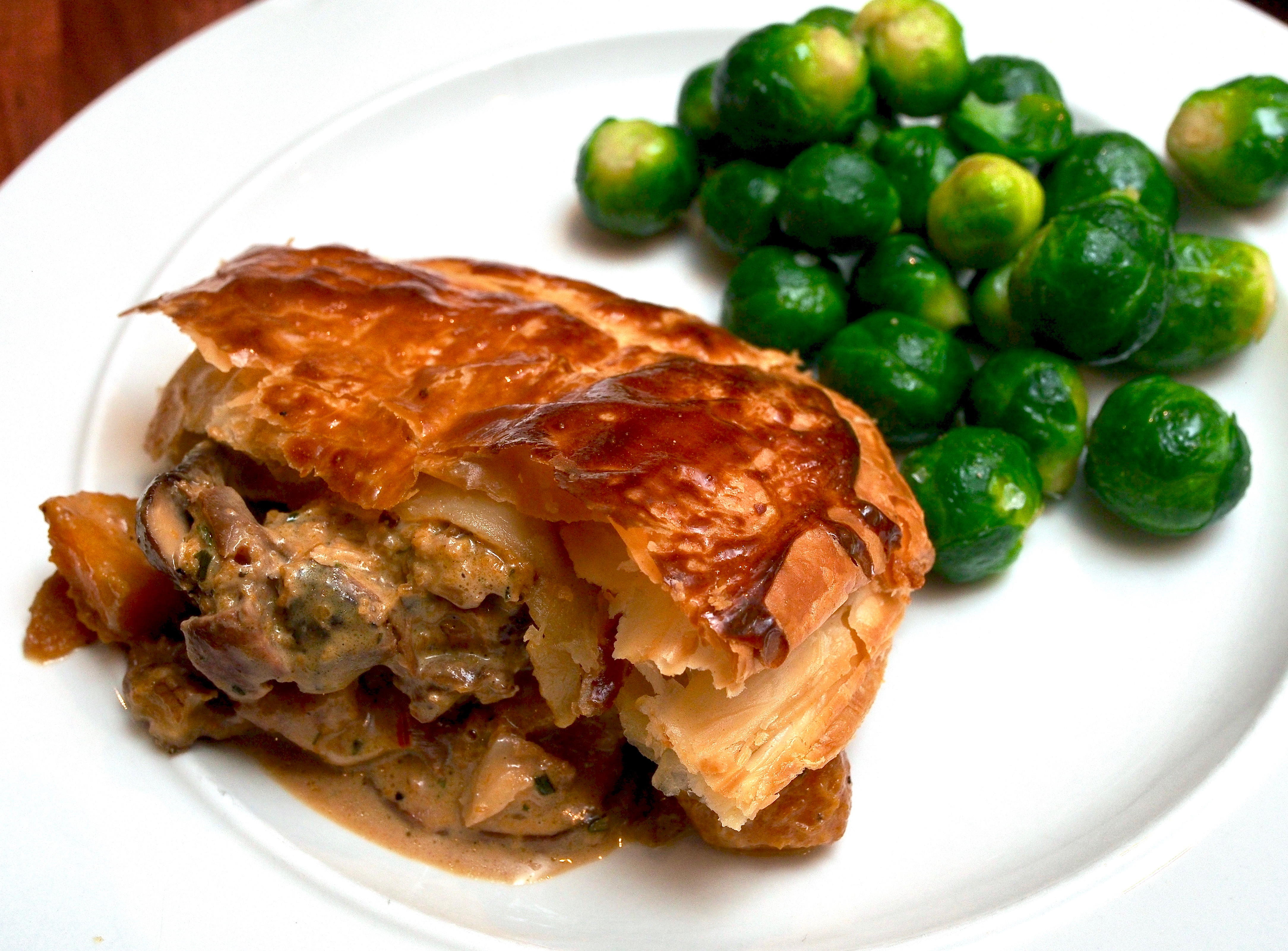 Festive butternut and stilton pies