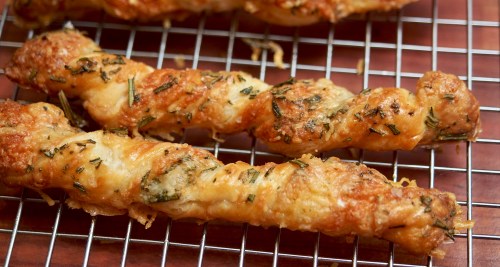 Rosemary and cheese straws 2