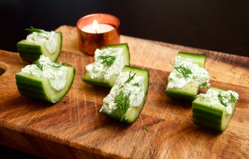 Feta &amp; Cucumber Bites