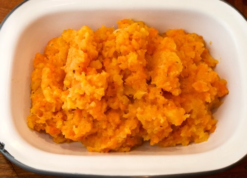 Carrot and turnip mash