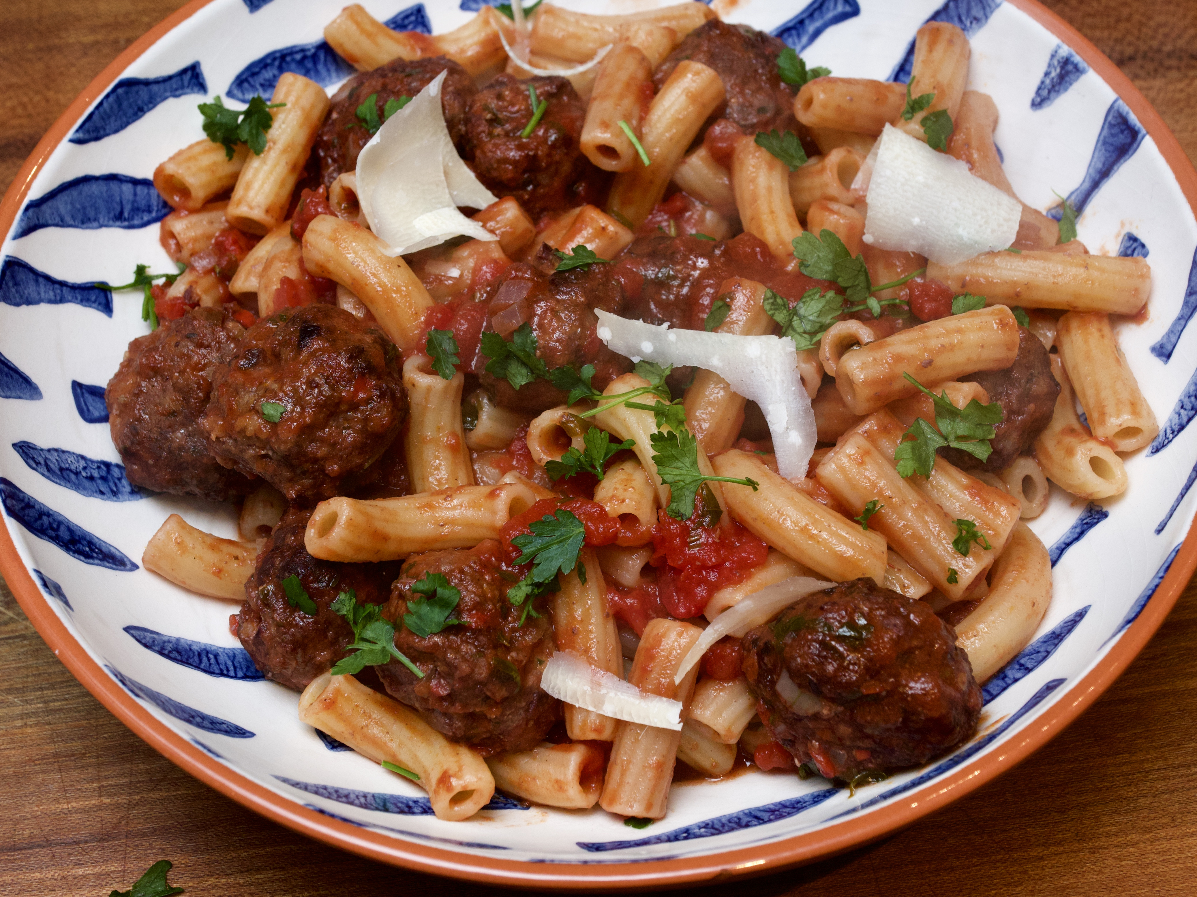 Chianti-baked Meatballs