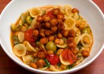 Orecchiette in a chickpea & tomato sauce