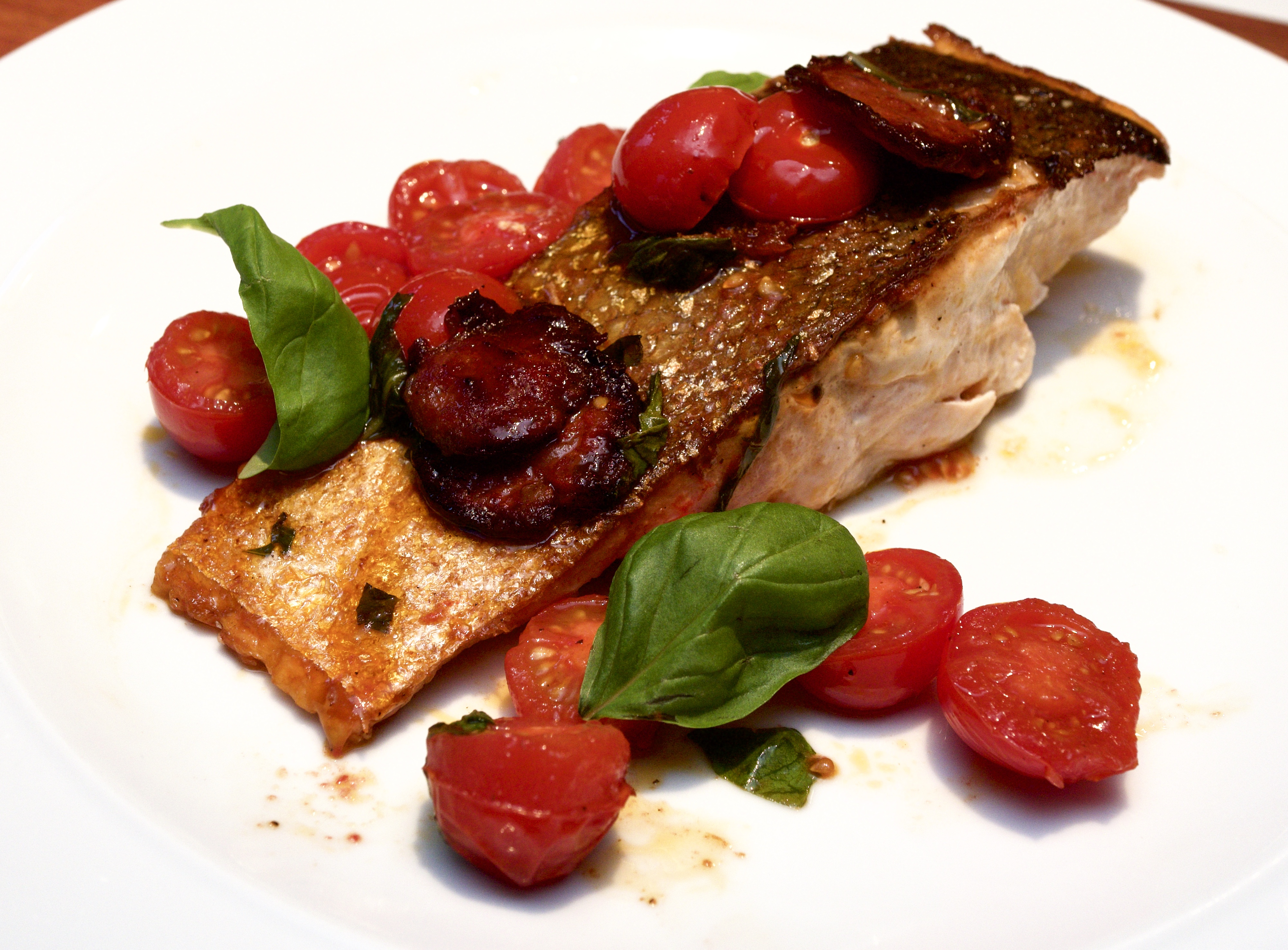 Smoky Chorizo Salmon