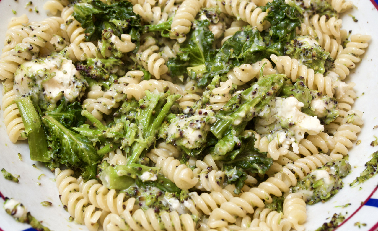 Pasta with broccoli &amp; gorgonzola
