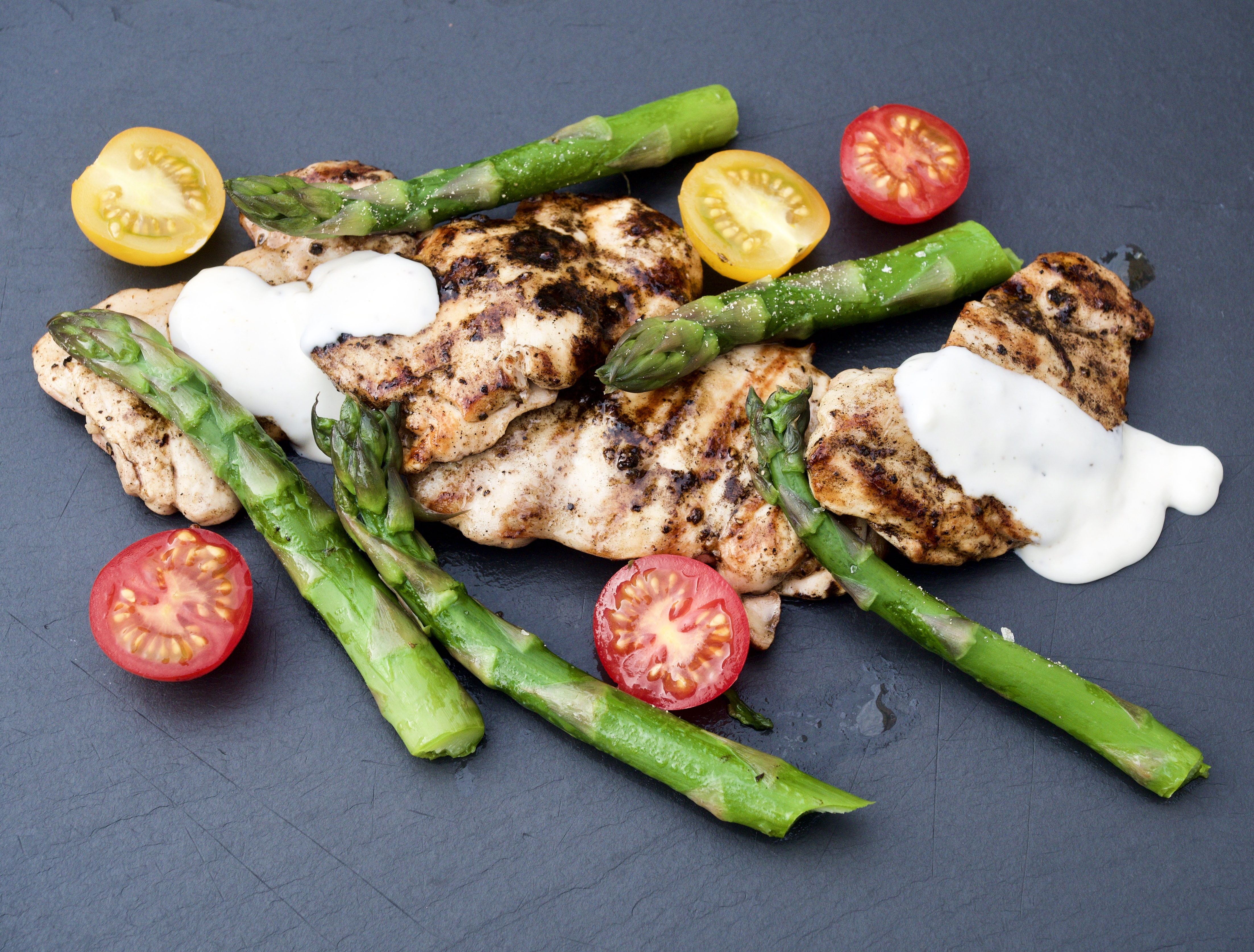 Chargrilled Pepper &amp; Lime Chicken with Lime Aïoli