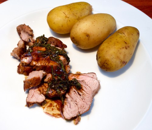 Pork tenderloin with madeira & sage