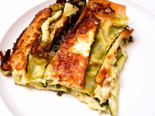 Spinach &amp; Courgette Lasagne