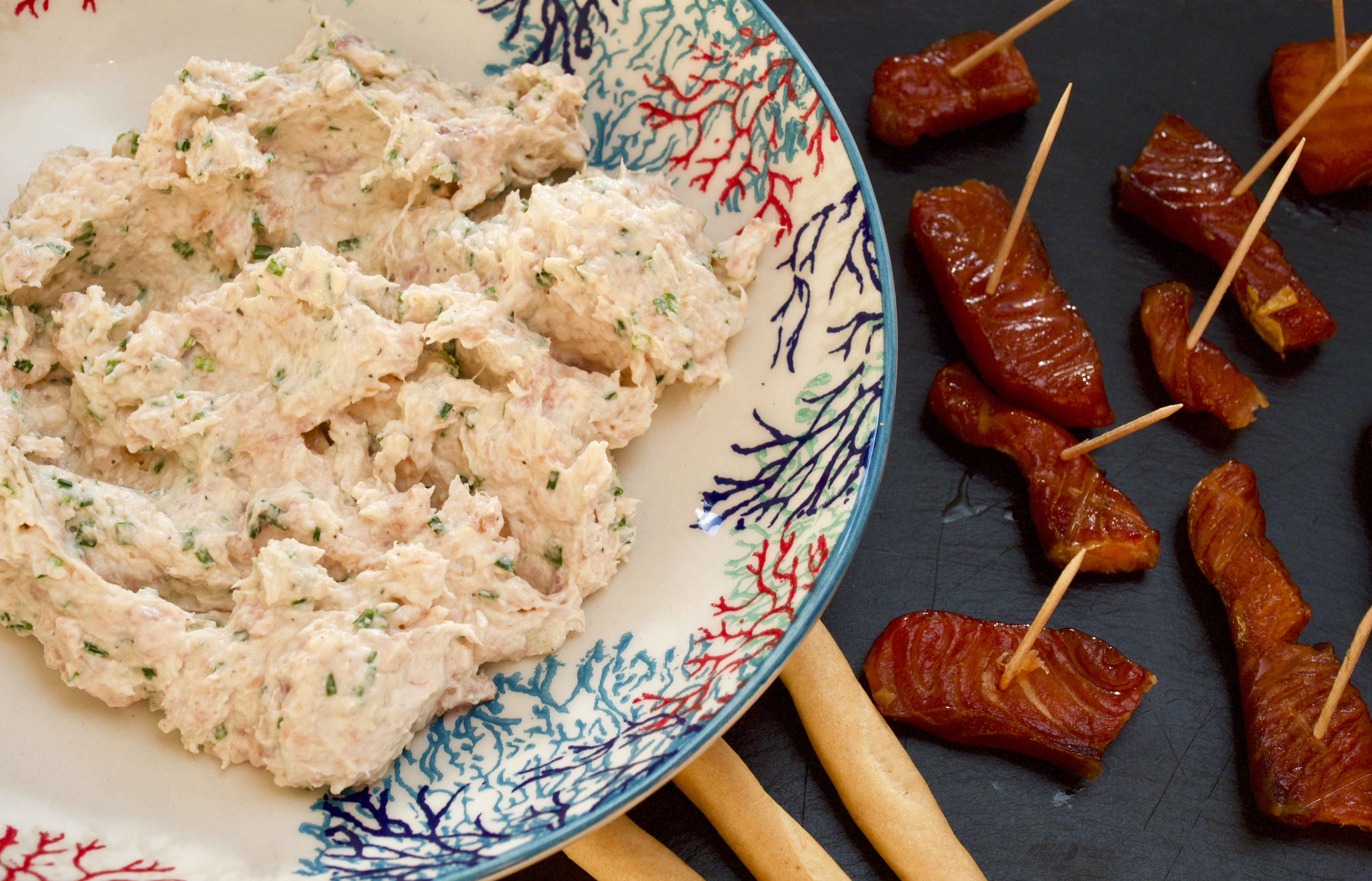 Salmon pâté with Sheskin smoked salmon
