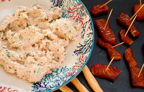 Salmon pâté with Sheskin smoked salmon