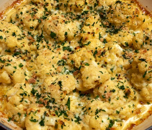 Mustardy Cauliflower Cheese