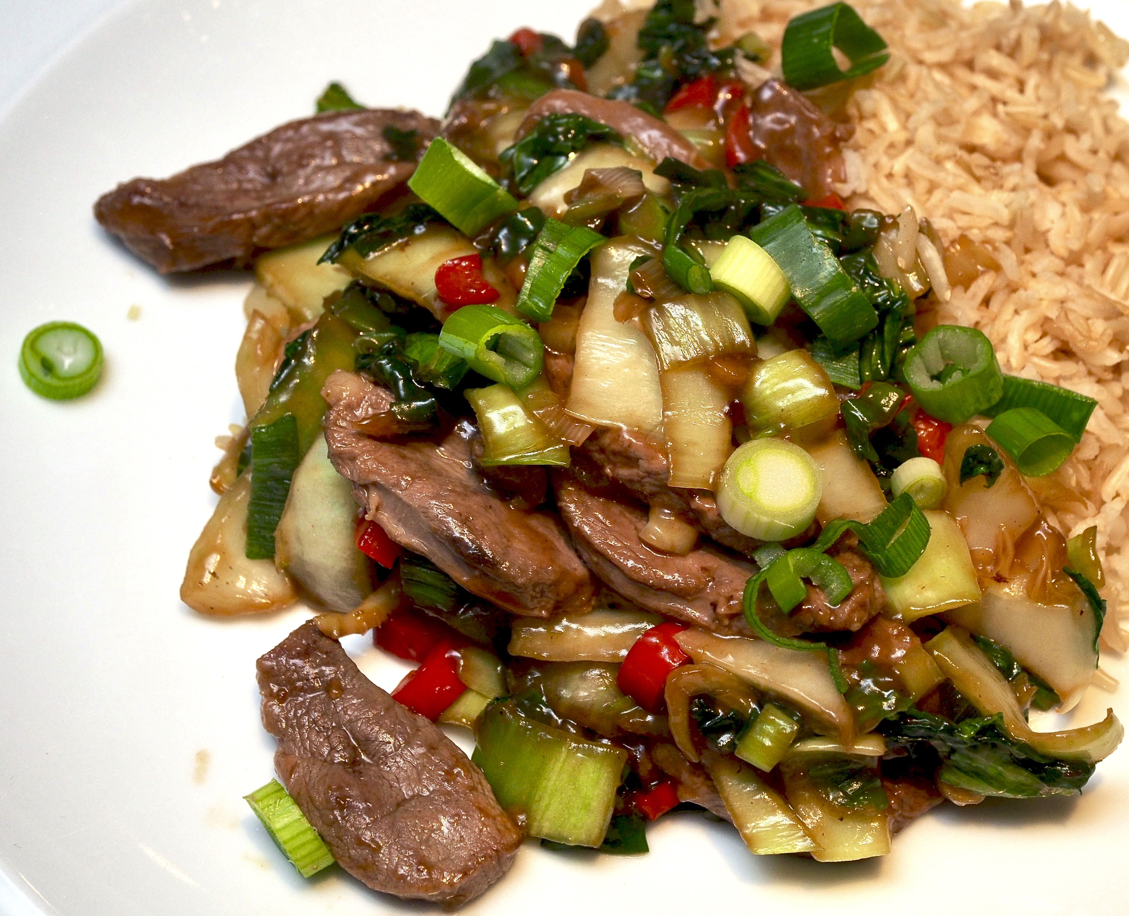 Duck Stir-Fry with Ginger &amp; Greens