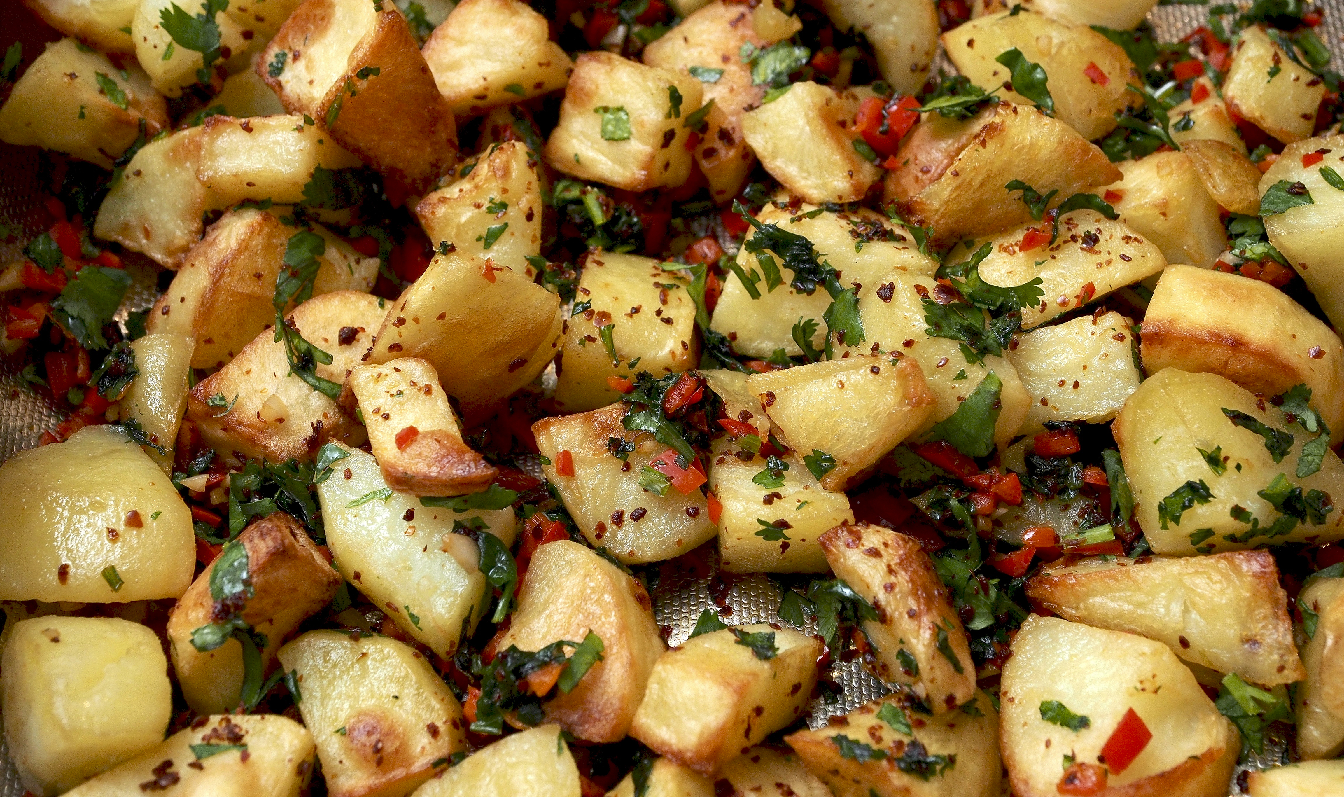 Spicy Syrian Potatoes