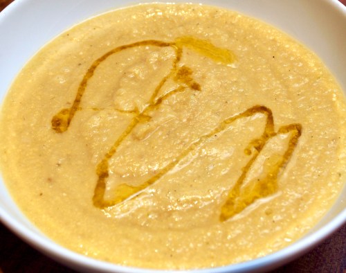 Chickpea fennel &amp; leek soup