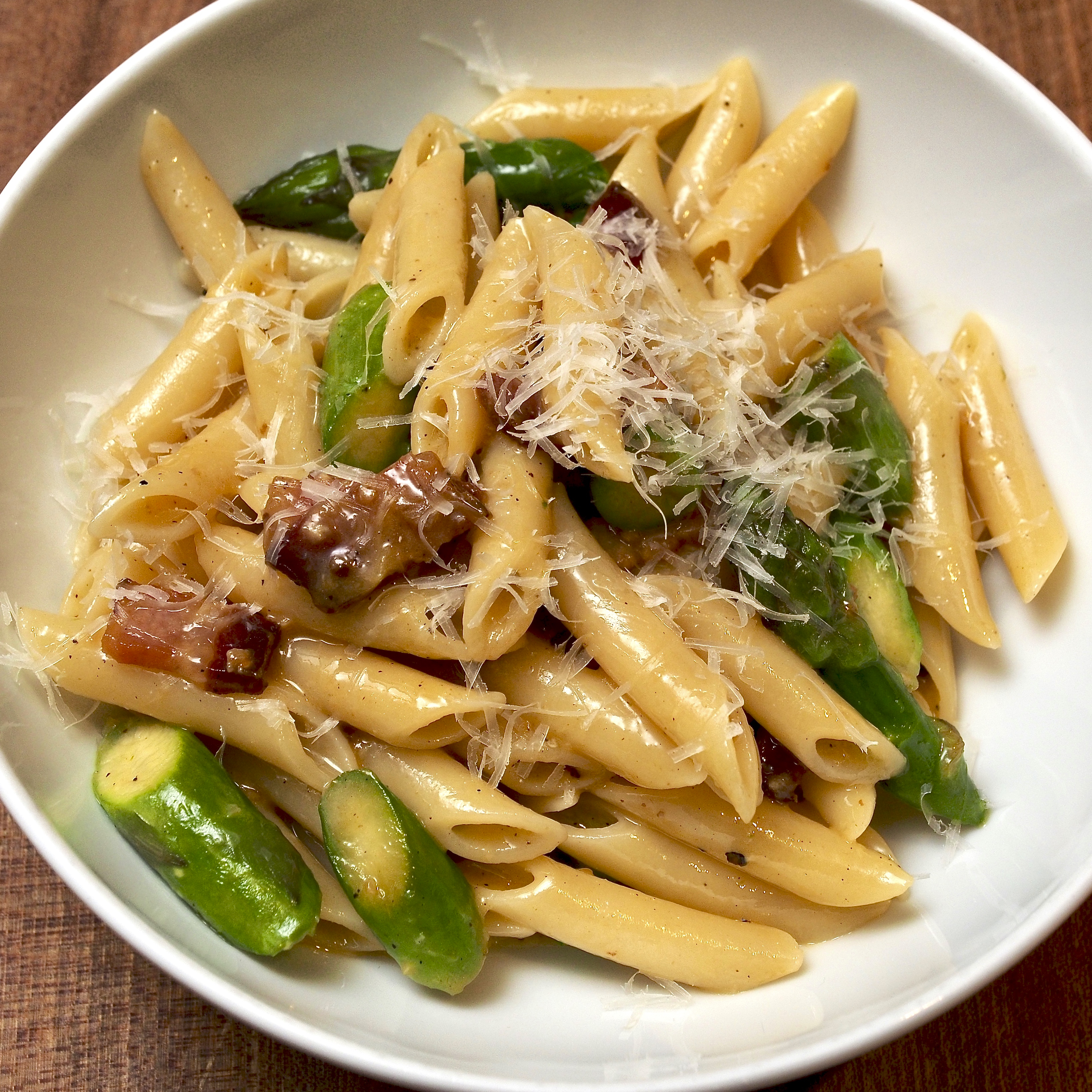 Asparagus Carbonara