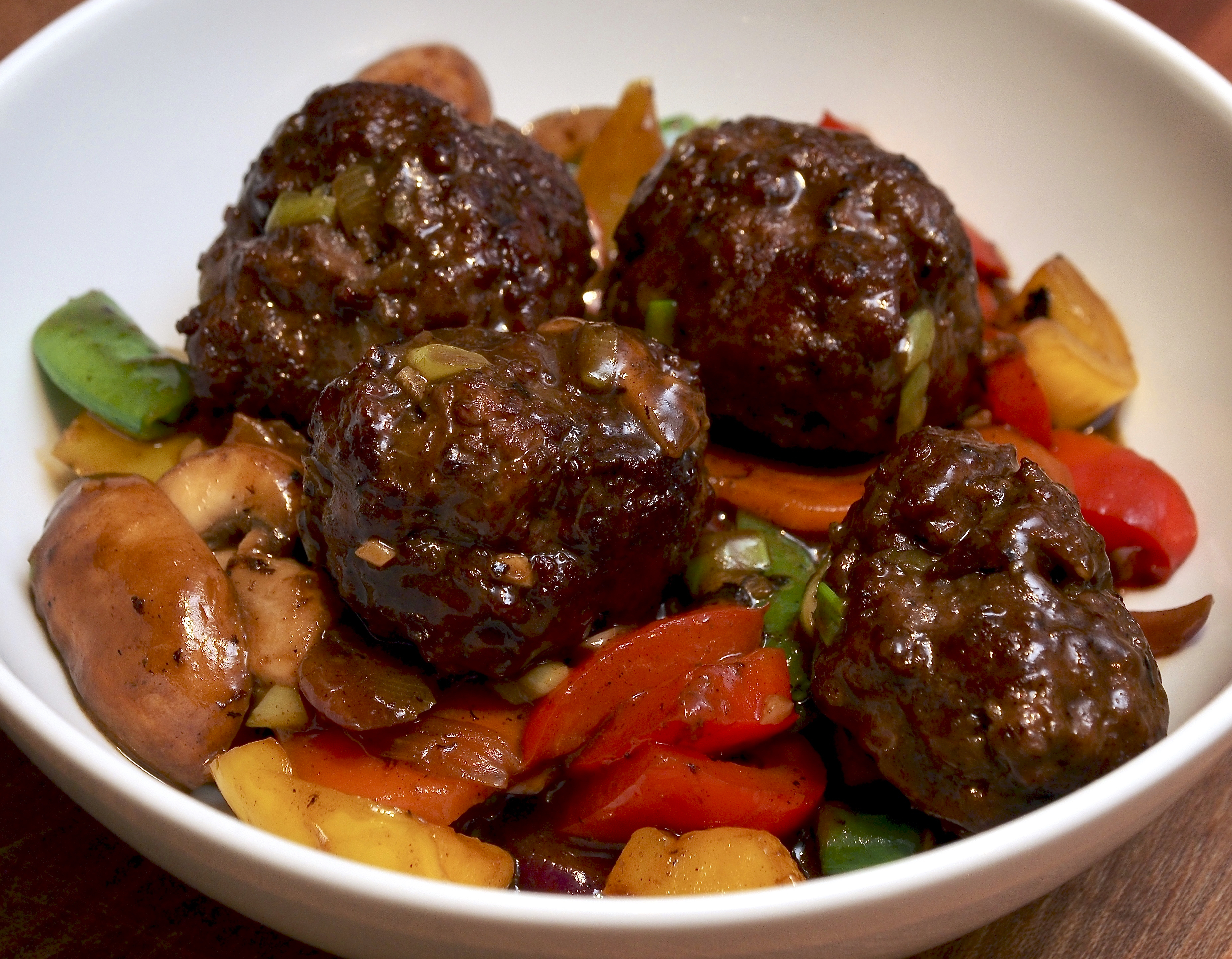 Chinese Meatball Stir-fry