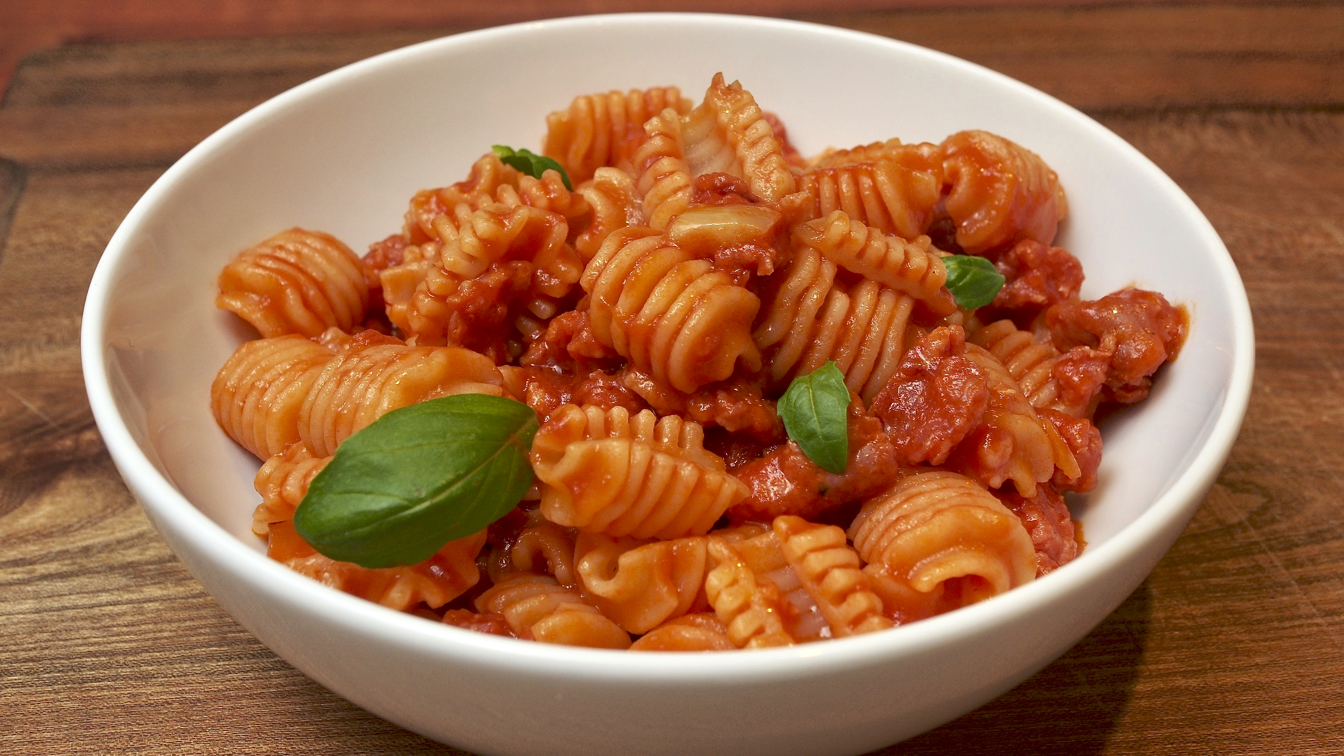 Radiatori with Sausage &amp; Saffron