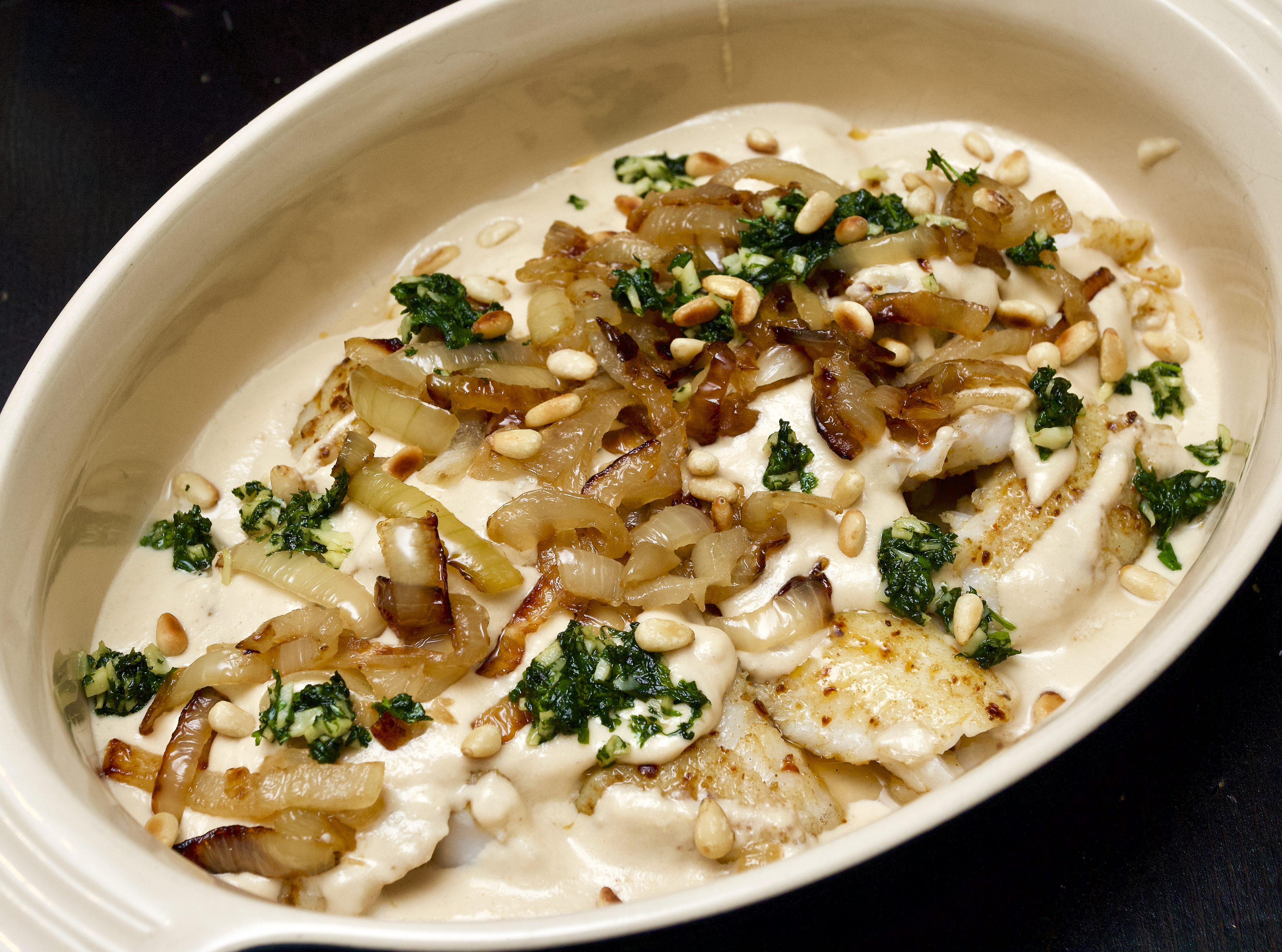 Fish in Tahini (Samak bi Tahina)