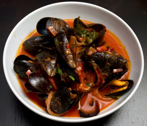 Spicy Dalboka Mussels