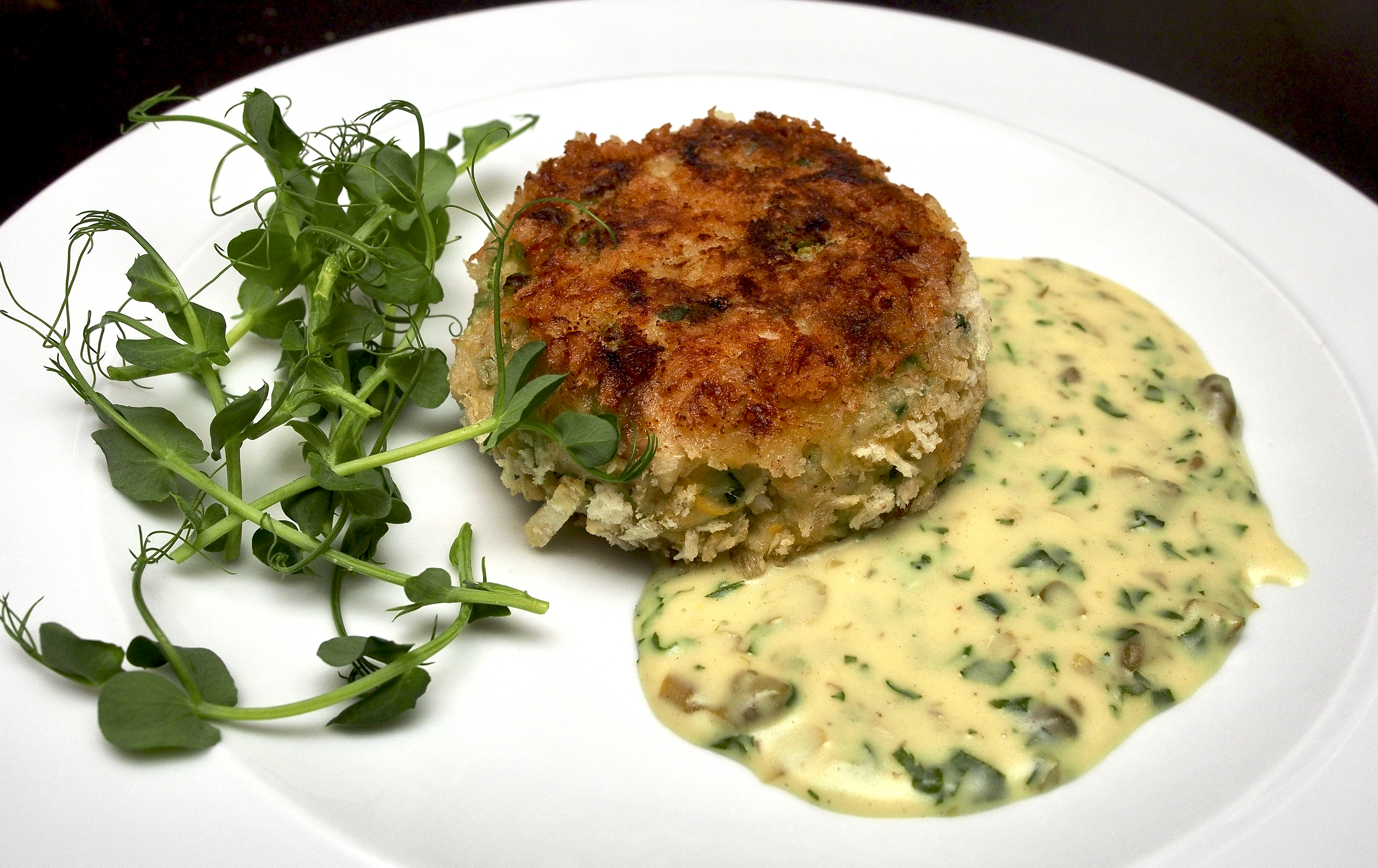 Fishcakes with Tartare Velouté