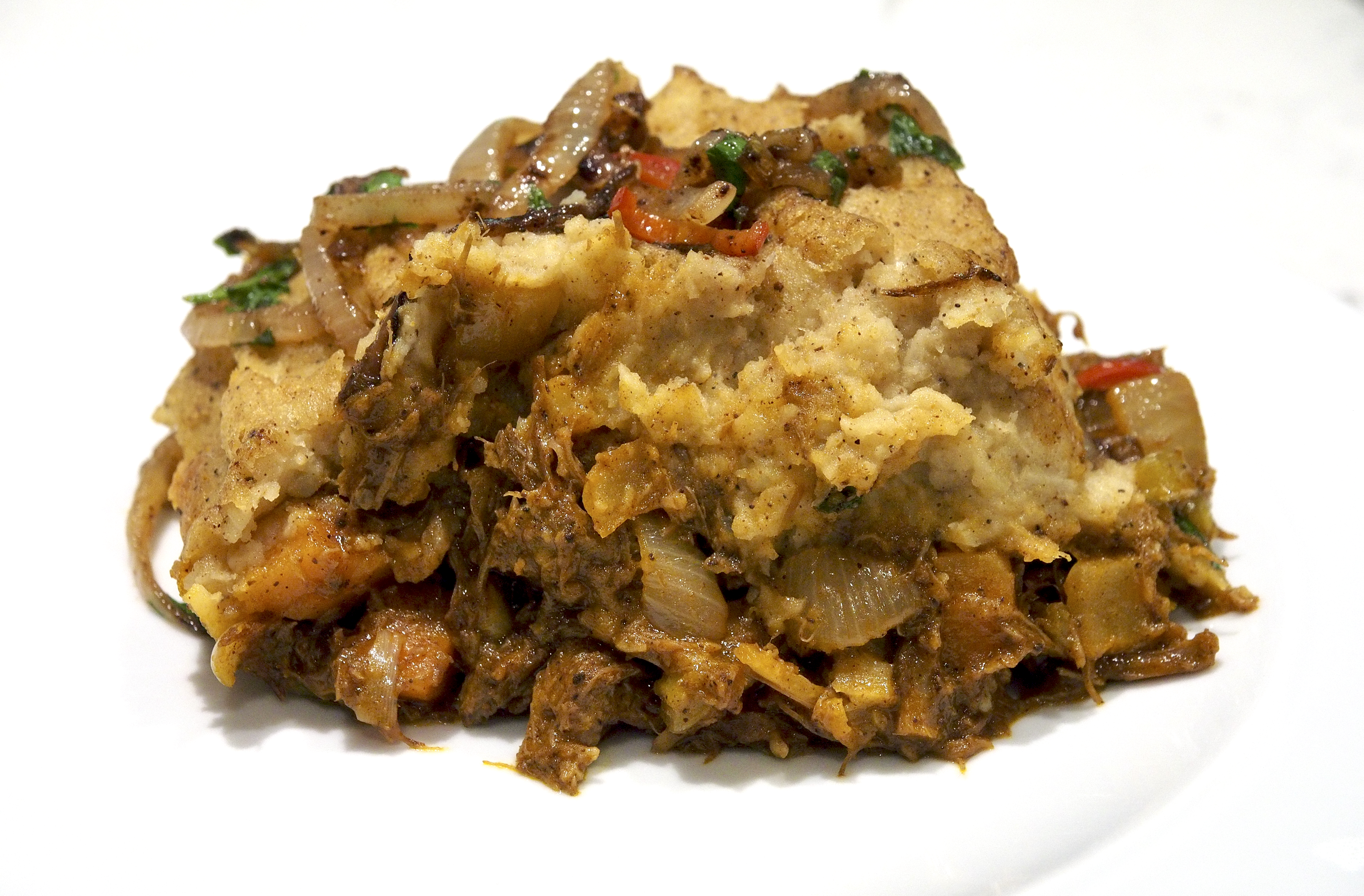 Middle Eastern Shepherd's Pie with Spiced Parsnip Crust