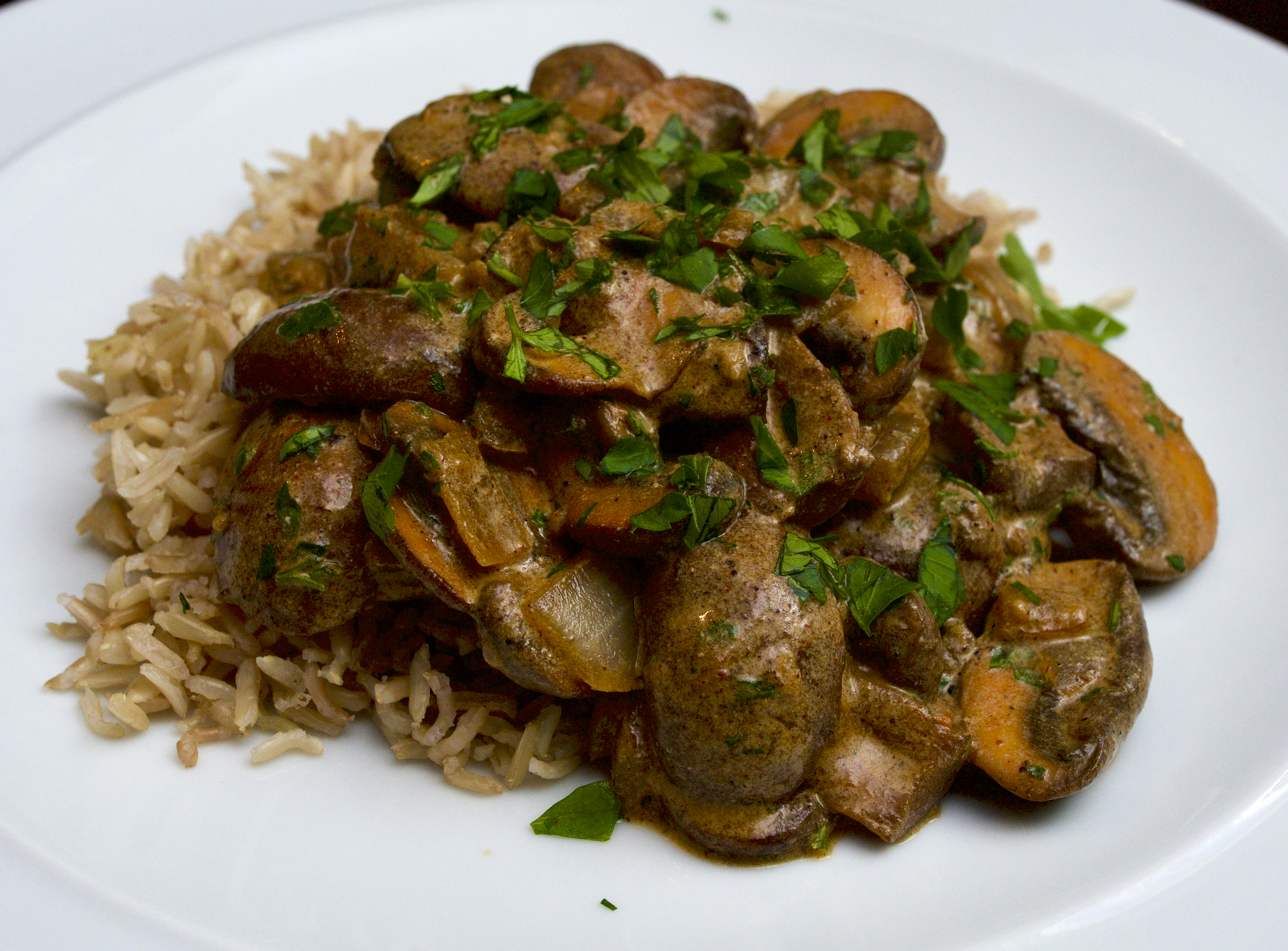 Mushroom Stroganoff