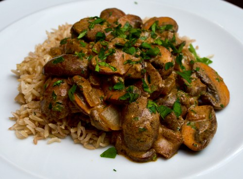 Mushroom Stroganoff