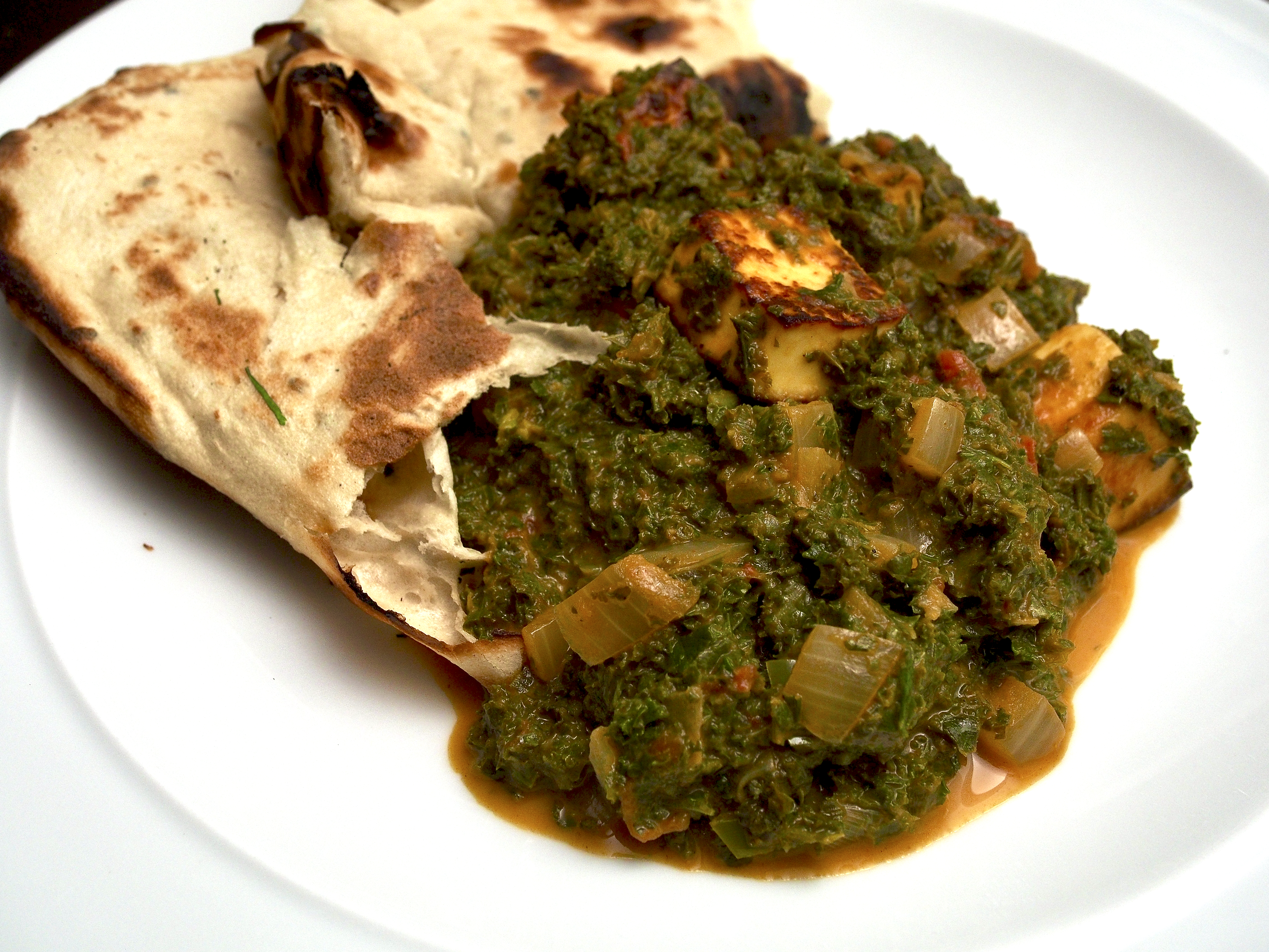 Paneer, Tomato and Kale Saag