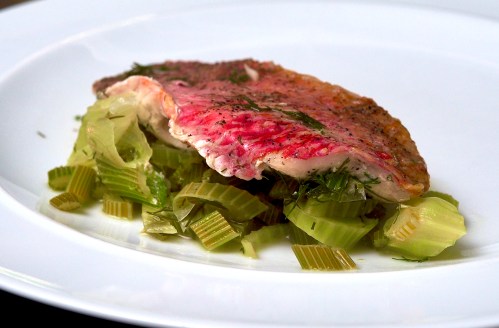 Fennel, Pernod and Red Mullet Parcels