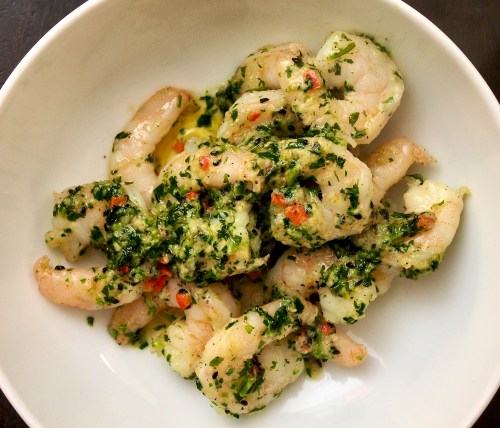 Garlic, Chilli &amp; Coriander Prawns