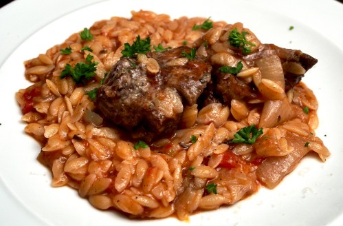 Greek Lamb with Orzo