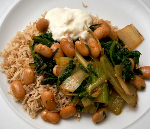 Smoky Butter Beans & Greens