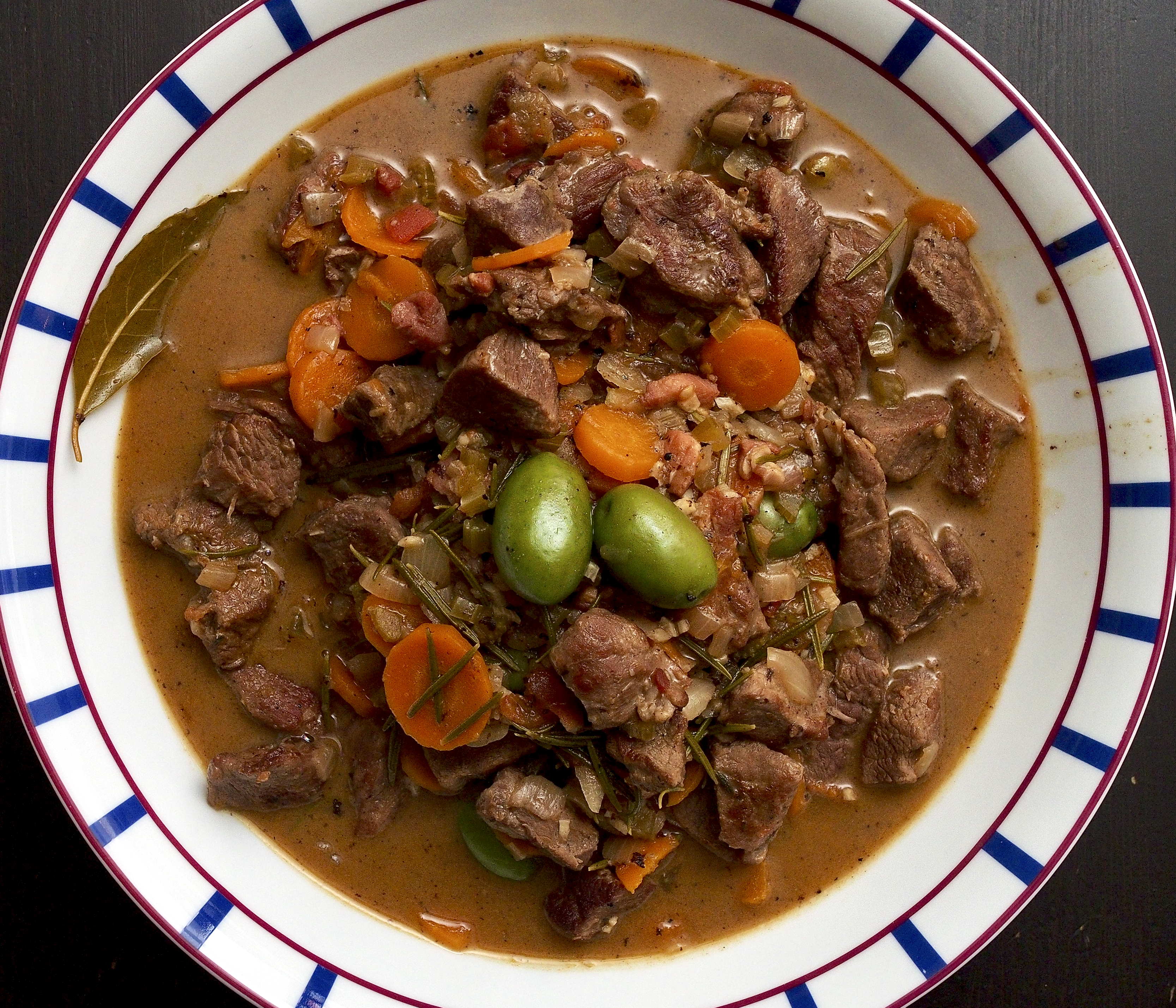 Corsican Veal and Olive Stew